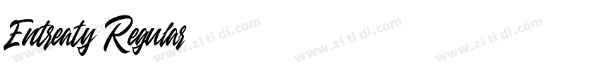 Entreaty Regular字体转换